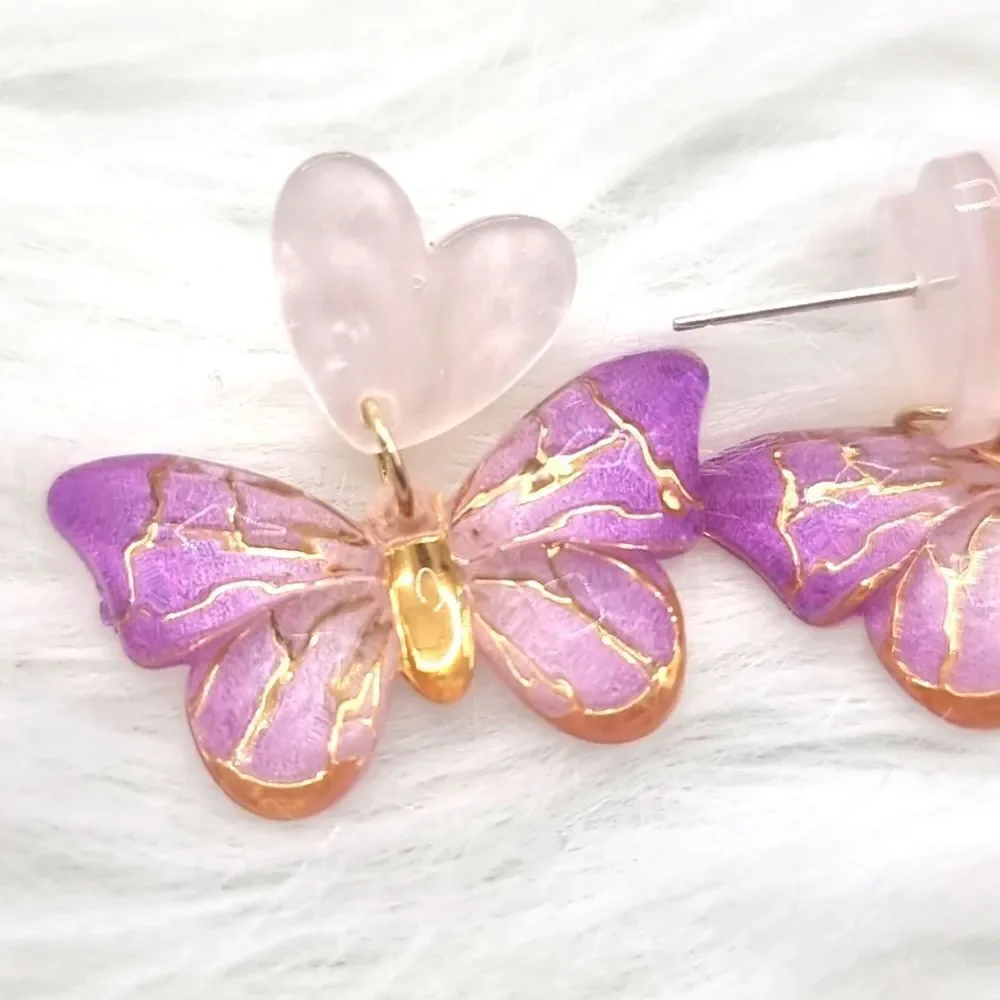 BUTTERFLY dangle earrings 925 Posts 2/$20 | NWOT